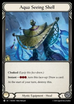 Aqua Seeing Shell [NUU003] (Part the Mistveil - Nuu Blitz Deck) Regular