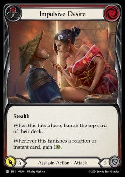 Impulsive Desire (Red) [NUU011] (Part the Mistveil - Nuu Blitz Deck) Regular