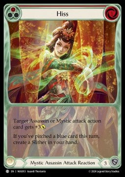 Hiss (Red) (Extended Art) [NUU013] (Part the Mistveil - Nuu Blitz Deck) Regular