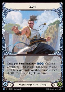 Zen [ZEN001] (Part the Mistveil - Zen Blitz Deck) Rainbow Foil