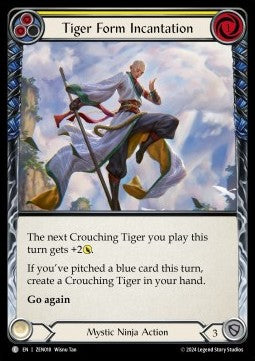 Tiger Form Incantation (Yellow) [ZEN018] (Part the Mistveil - Zen Blitz Deck) Regular