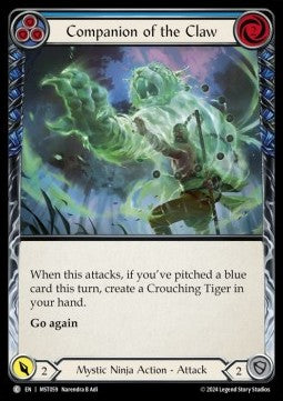 Companion of the Claw (Blue) [MST059] (Part the Mistveil) Rainbow Foil