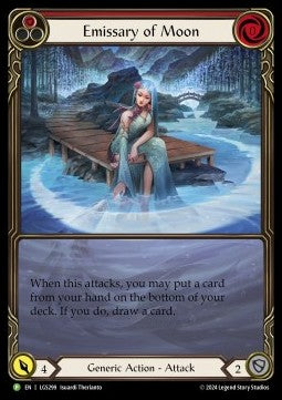 Emissary of Moon (Extended Art) [LGS299] (LGS Promos) Rainbow Foil