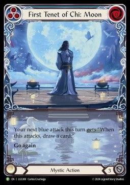 First Tenet of Chi: Moon (Extended Art) [LGS300] (LGS Promos) Rainbow Foil