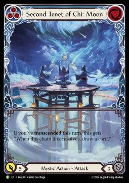 Second Tenet of Chi: Moon (Extended Art) [LGS301] (LGS Promos) Rainbow Foil