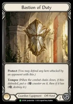 Bastion of Duty [LGS206] (LGS Promos) Rainbow Foil