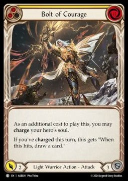 Bolt of Courage (Yellow) [ASB021] (Armory Deck: Boltyn) Regular