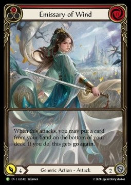 Emissary of Wind (Extended Art) [LGS303] (LGS Promos) Rainbow Foil
