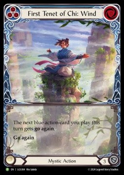 First Tenet of Chi: Wind (Extended Art) [LGS304] (LGS Promos) Rainbow Foil