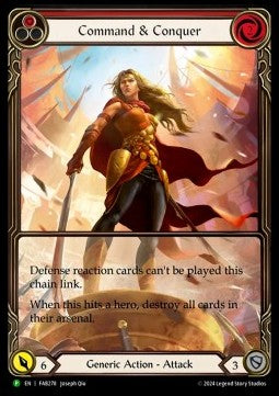 Command and Conquer (Extended Art) [FAB278] (FAB Promos) Rainbow Foil