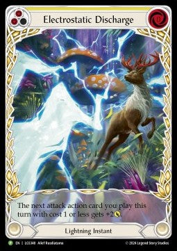 Electrostatic Discharge (Yellow) (Extended Art) [LGS348] (LGS Promos) Rainbow Foil
