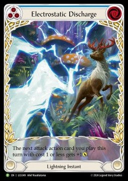 Electrostatic Discharge (Blue) (Extended Art) [LGS349] (LGS Promos) Rainbow Foil