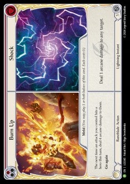 Burn Up // Shock [LGS345] (LGS Promos) Cold Foil