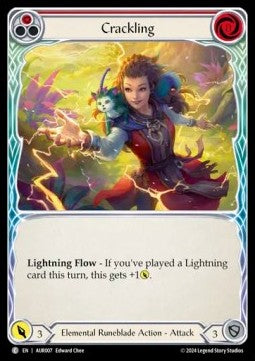 Crackling (Red) [AUR007] (First Strike: Aurora) Regular