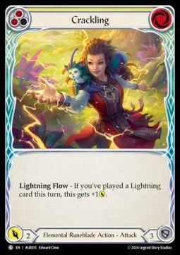 Crackling (Yellow) [AUR015] (First Strike: Aurora) Regular