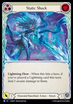 Static Shock (Yellow) [AUR019] (First Strike: Aurora) Regular