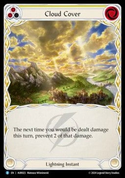 Cloud Cover (Yellow) [AUR023] (First Strike: Aurora) Regular