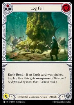 Log Fall (Red) [TER011] (First Strike: Terra) Regular
