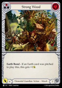 Strong Wood (Red) [TER012] (First Strike: Terra) Regular
