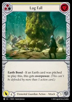 Log Fall (Yellow) [TER015] (First Strike: Terra) Regular