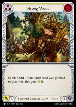 Strong Wood (Yellow) [TER016] (First Strike: Terra) Regular