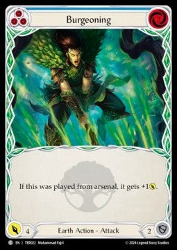 Burgeoning (Blue) [TER022] (First Strike: Terra) Regular