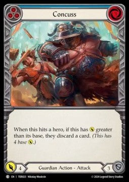 Concuss (Blue) [TER023] (First Strike: Terra) Regular