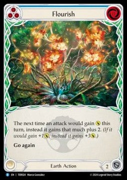 Flourish (Blue) [TER024] (First Strike: Terra) Regular