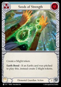 Seeds of Strength (Blue) [TER025] (First Strike: Terra) Regular