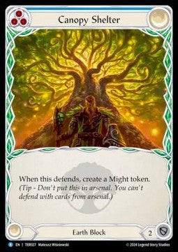 Canopy Shelter (Blue) [TER027] (First Strike: Terra) Regular