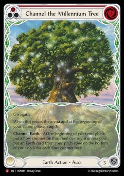 Channel the Millennium Tree (Alternate Art) [ROS033] (Rosetta) Rainbow Foil