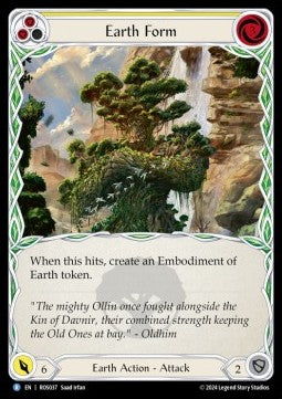 Earth Form (Yellow) [ROS037] (Rosetta) Rainbow Foil