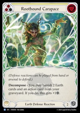 Rootbound Carapace (Yellow) [ROS043] (Rosetta) Rainbow Foil