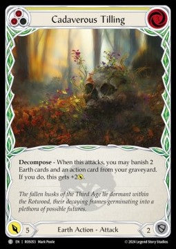 Cadaverous Tilling (Yellow) [ROS053] (Rosetta) Rainbow Foil