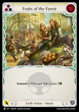 Fruits of the Forest (Yellow) [ROS056] (Rosetta) Rainbow Foil