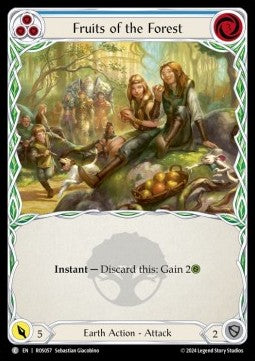 Fruits of the Forest (Blue) [ROS057] (Rosetta) Rainbow Foil