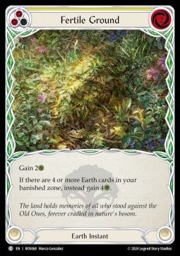 Fertile Ground (Yellow) [ROS068] (Rosetta) Rainbow Foil