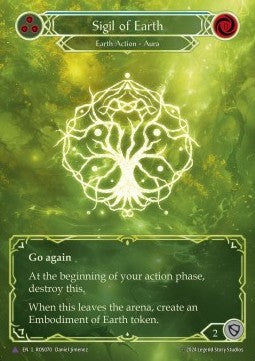 Sigil of Earth (Marvel) [ROS070] (Rosetta) Cold Foil