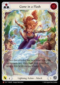 Gone in a Flash (Alternate Art) [ROS076] (Rosetta) Rainbow Foil