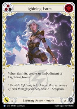 Lightning Form (Yellow) [ROS083] (Rosetta) Rainbow Foil