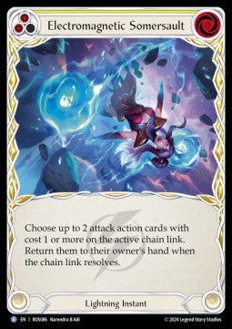 Electromagnetic Somersault (Yellow) [ROS086] (Rosetta) Rainbow Foil