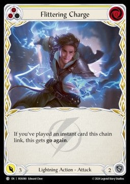 Flittering Charge (Yellow) [ROS090] (Rosetta) Rainbow Foil