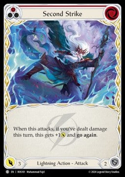 Second Strike (Red) [ROS101] (Rosetta) Rainbow Foil