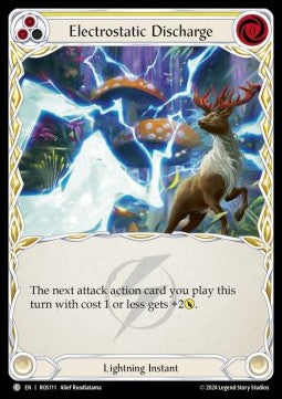 Electrostatic Discharge (Yellow) [ROS111] (Rosetta) Rainbow Foil