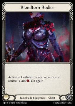 Bloodtorn Bodice [ROS115] (Rosetta) Cold Foil