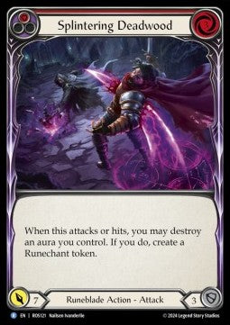 Splintering Deadwood (Red) [ROS121] (Rosetta) Rainbow Foil