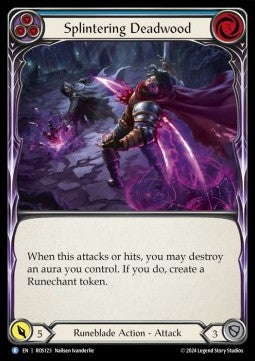 Splintering Deadwood (Blue) [ROS123] (Rosetta) Rainbow Foil