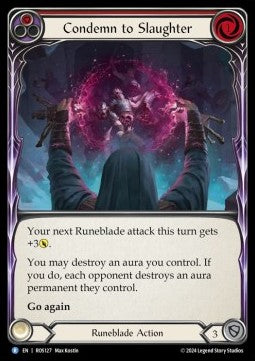 Condemn to Slaughter (Red) [ROS127] (Rosetta) Rainbow Foil
