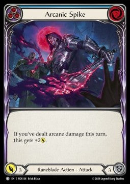 Arcanic Spike (Blue) [ROS136] (Rosetta) Rainbow Foil