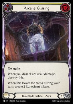 Arcane Cussing (Yellow) [ROS153] (Rosetta) Rainbow Foil
